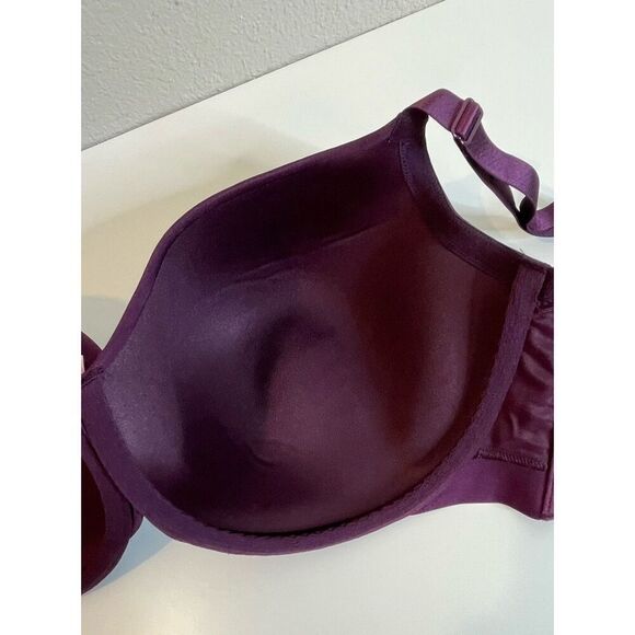 Cacique Lane Bryant Bra Lightly Lined Balconette Underwire Size 42DDD Maroon NWT - Picture 14 of 14